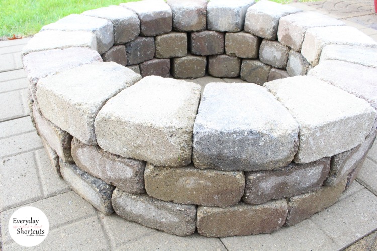 How To Build A Fire Pit On A Paver Patio Everyday Shortcuts