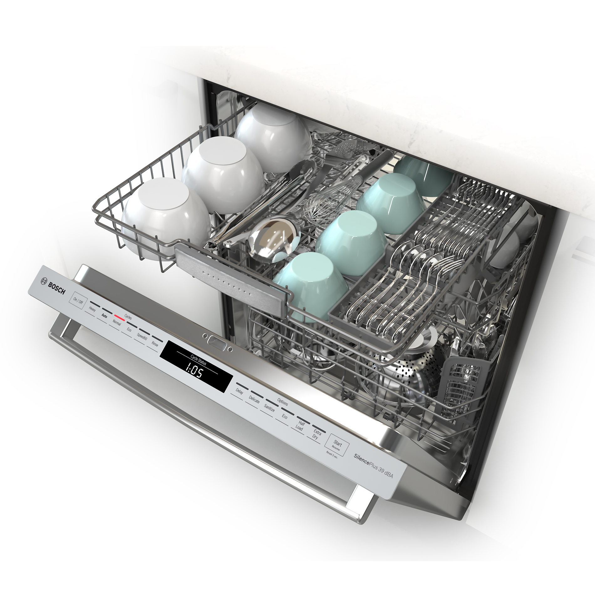 Bosch 800 Dishwasher_MyWay rack - Everyday Shortcuts