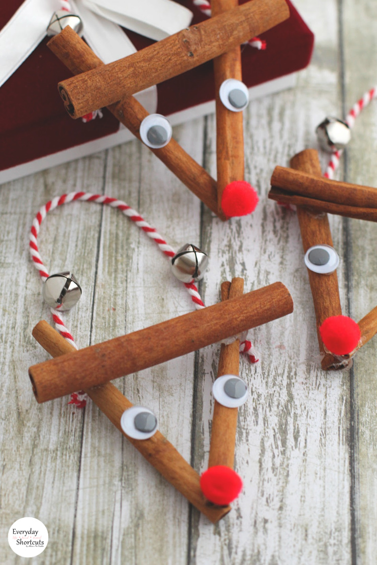 DIY Rustic Rudolph Ornament