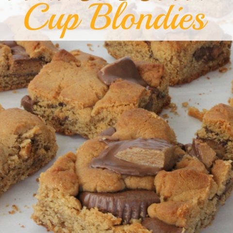 Peanut Butter Cup Blondies