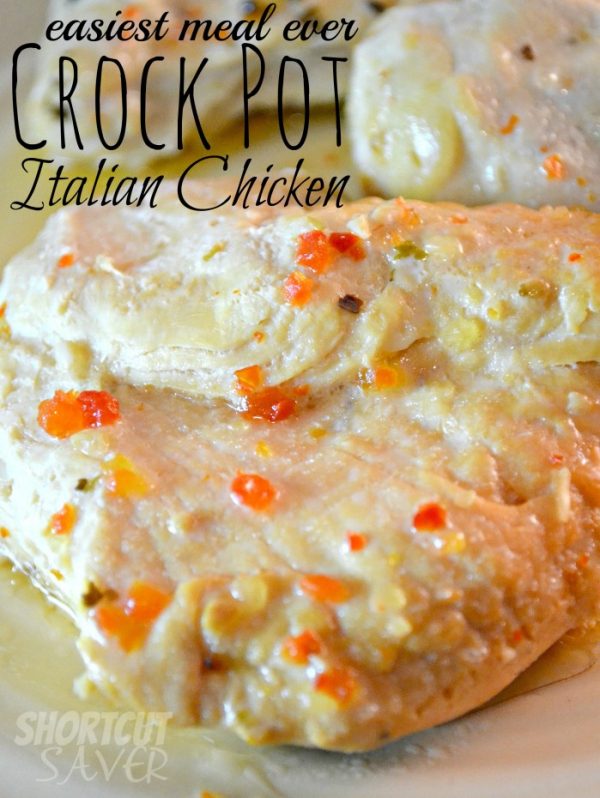 Crock Pot Italian Chicken - Everyday Shortcuts