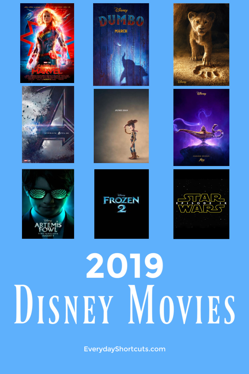 list of disney movies to see in 2019 - Everyday Shortcuts