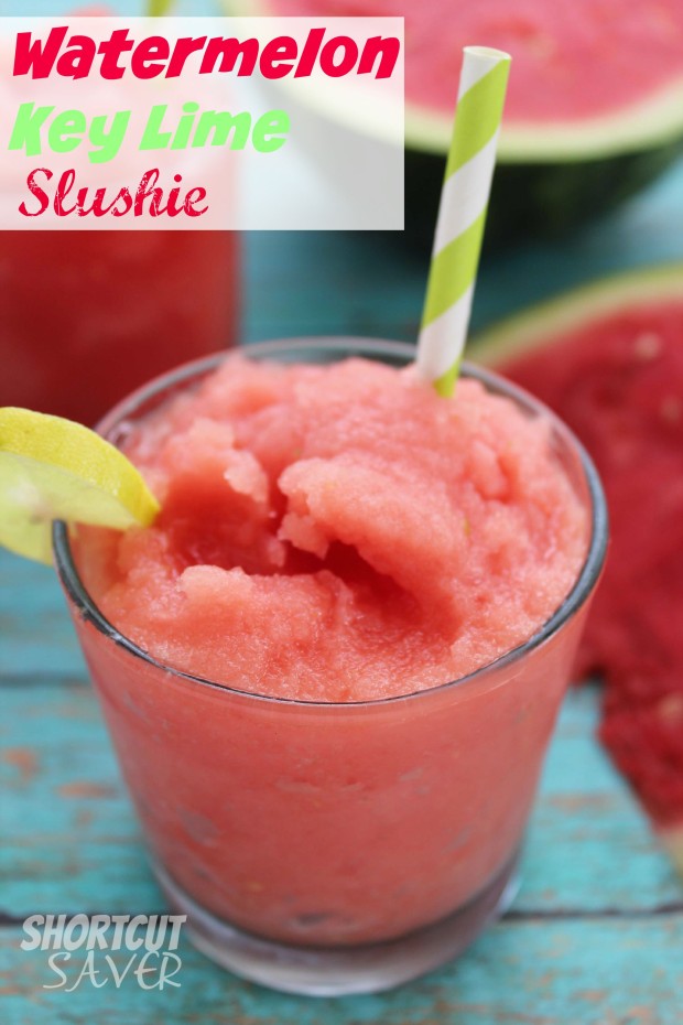 watermelon key lime slushie