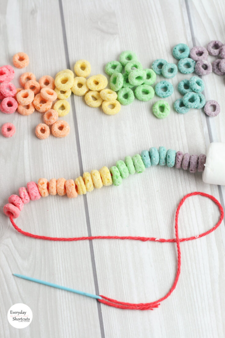 Rainbow Edible Necklace - Everyday Shortcuts