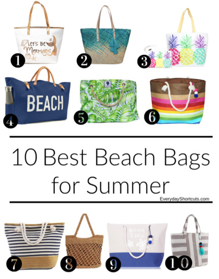 10 Best Beach Bags for Summer - Everyday Shortcuts