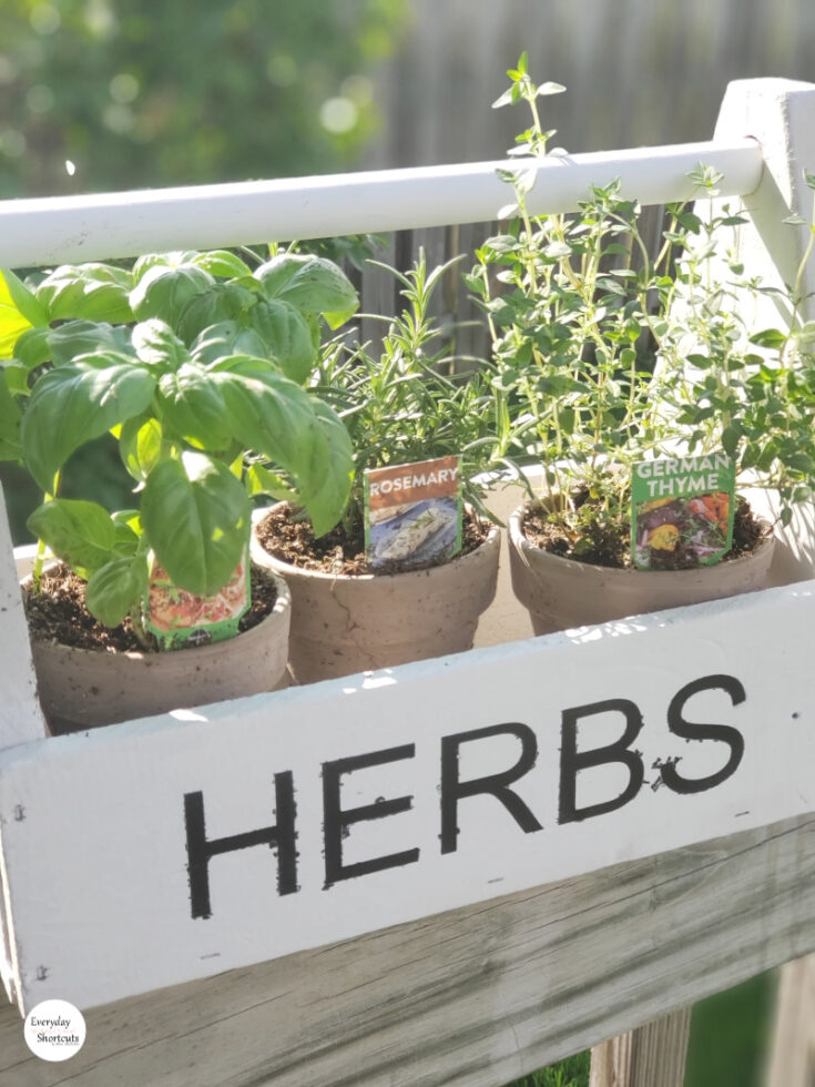 DIY Herbs Garden Box Everyday Shortcuts