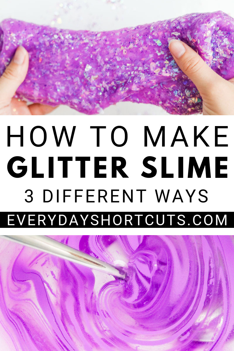 How to Make Glitter Slime