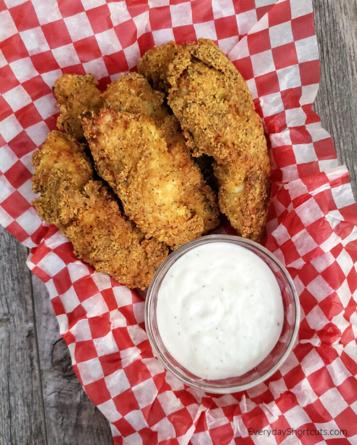 Keto Air Fryer Chicken Tenders - Everyday Shortcuts