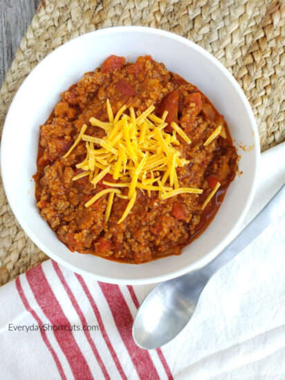 Keto Chili Recipe - Everyday Shortcuts