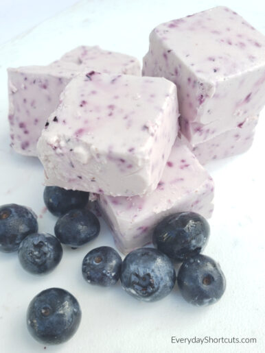 Blueberry Cheesecake Fat Bombs - Everyday Shortcuts