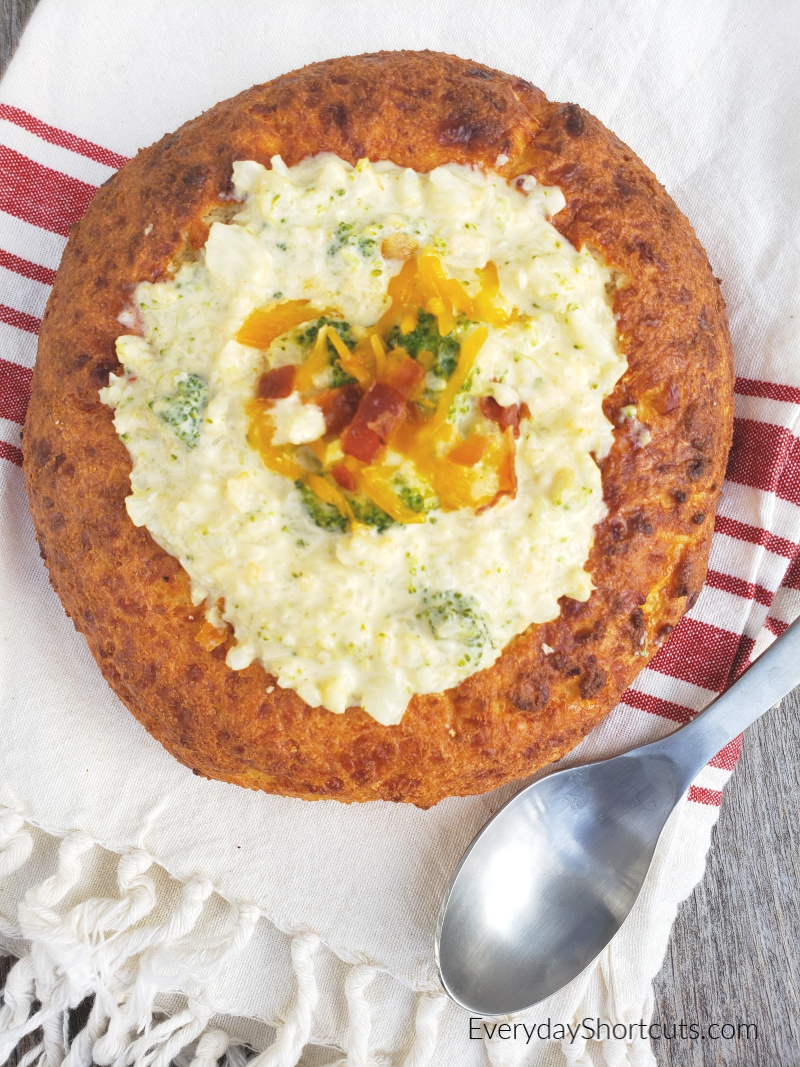 Keto Bread Bowl with Cream of Chicken Soup - Easy To Make