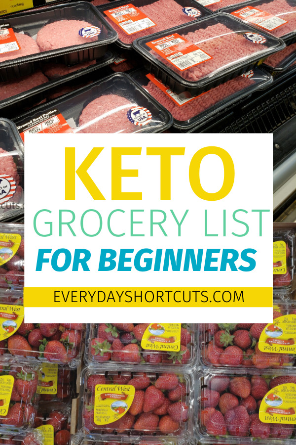 Keto Grocery List for Beginners