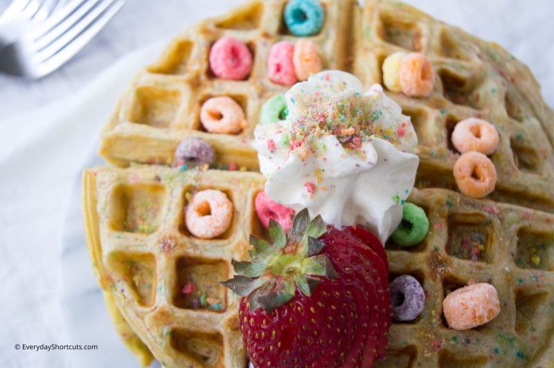 fruit loops and waffles
