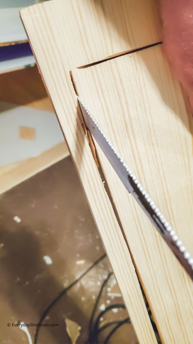 how to use a sawzall blade to cut wood Everyday Shortcuts