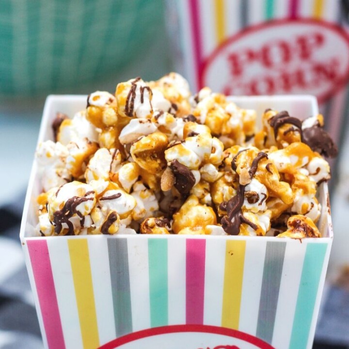 Chocolate Toffee Popcorn
