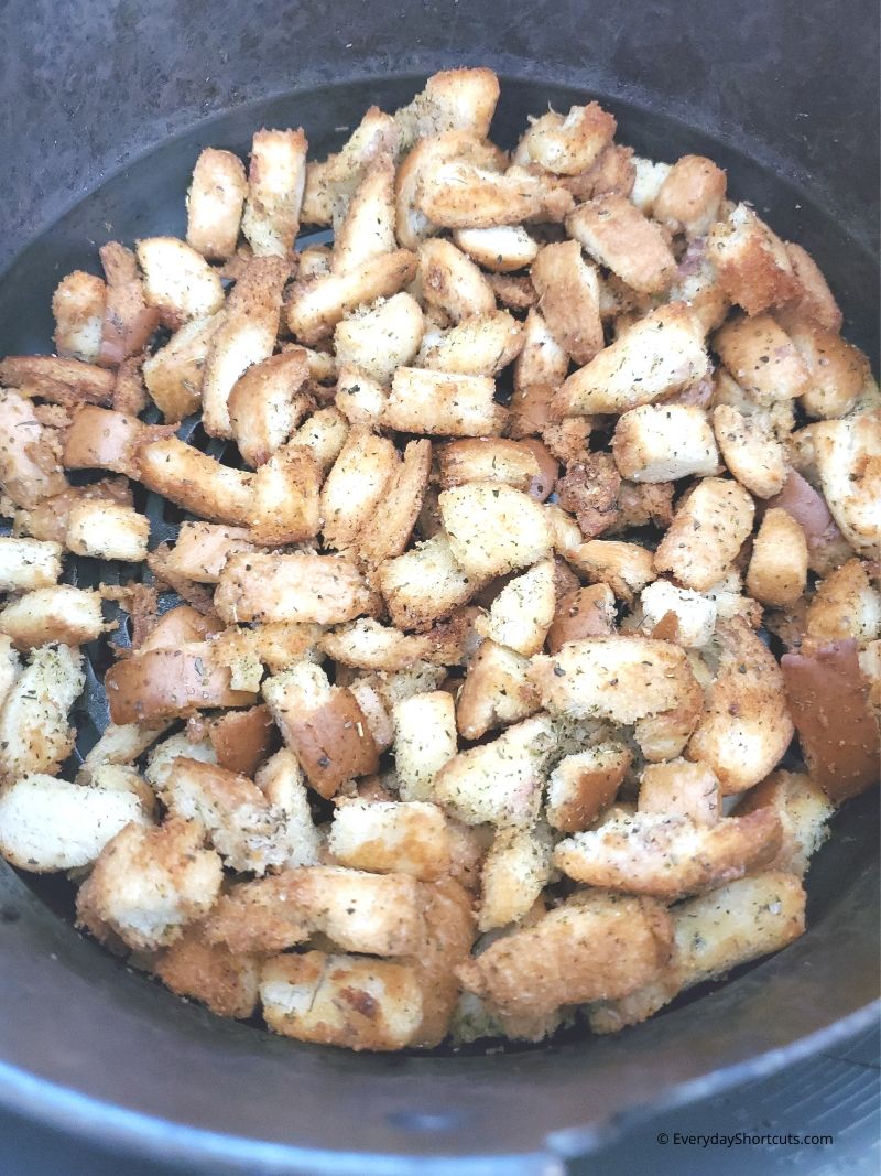 croutons in the air fryer