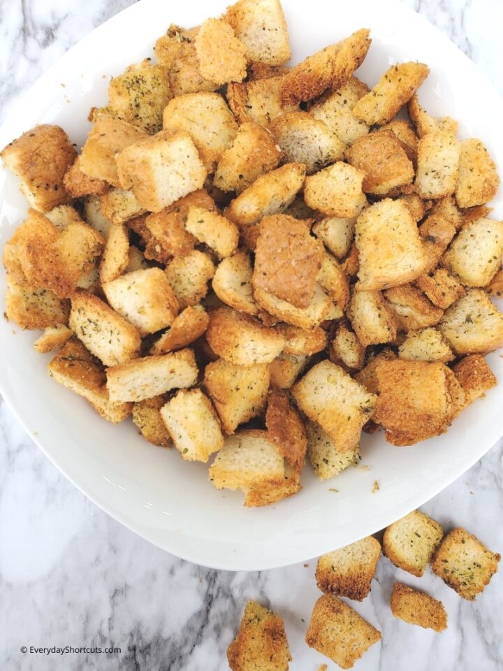 Air Fryer Croutons - Everyday Shortcuts