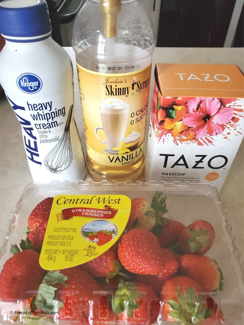 Copycat Starbucks Pink Drink Keto Friendly Everyday Shortcuts