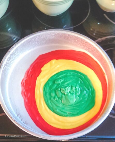 How to Make a Tie Dye Cake - Everyday Shortcuts