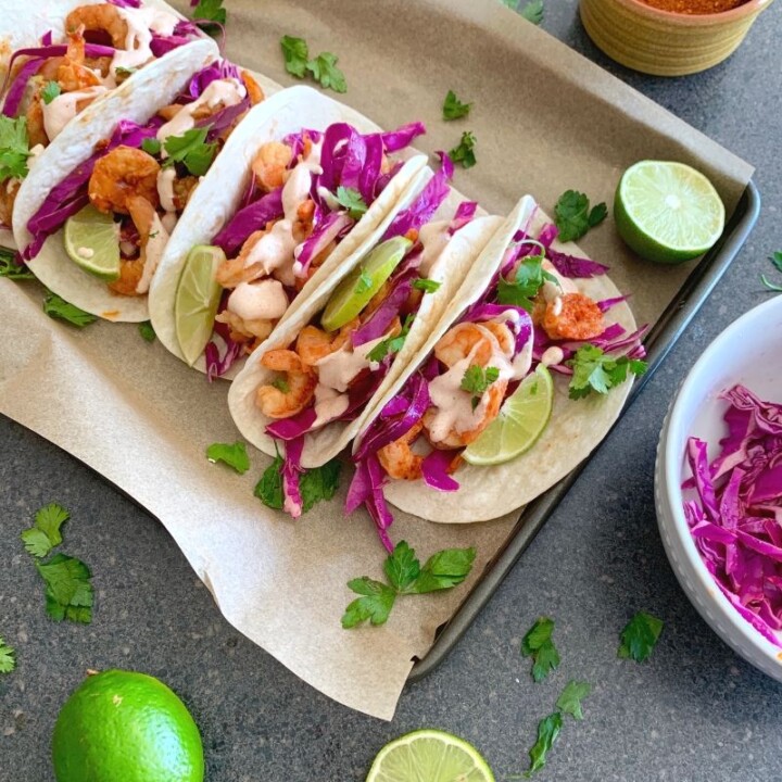 Southwest Grilled Shrimp Tacos