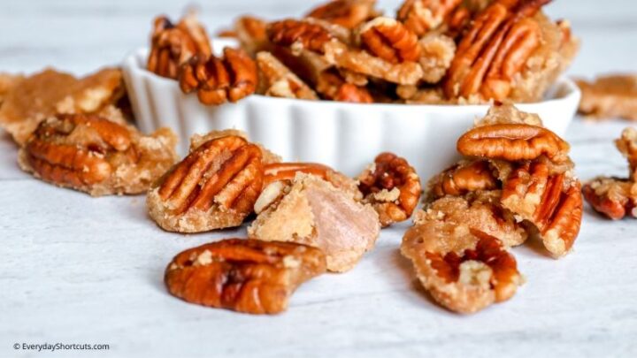 Keto Caramel Pecans - Everyday Shortcuts