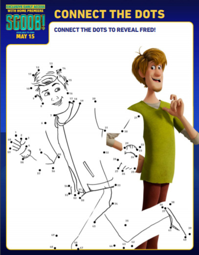 free Printable SCOOB Activity and Coloring Pages
