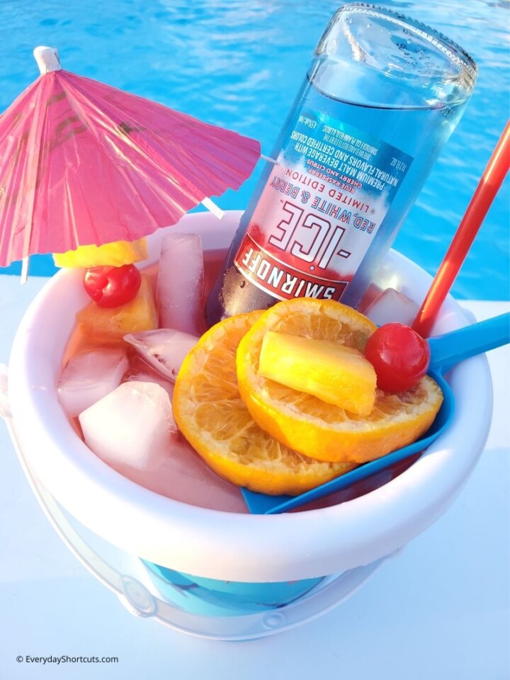 Beach Bucket Cocktail - Everyday Shortcuts