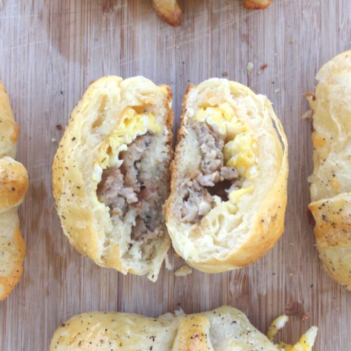 Sausage, Egg, and Cheese Breakfast Rolls