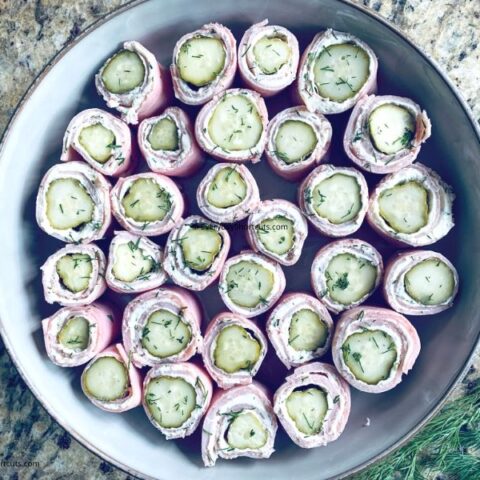 Ham and Pickle Roll-Ups