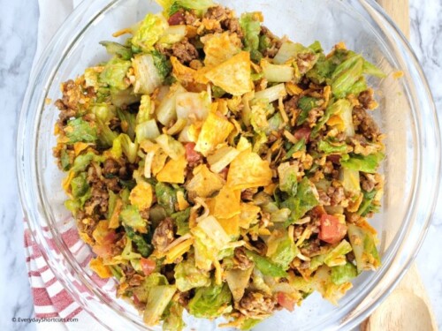 Keto Catalina Taco Salad - Everyday Shortcuts