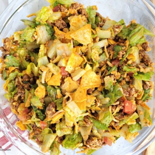 Keto Catalina Taco Salad - Everyday Shortcuts