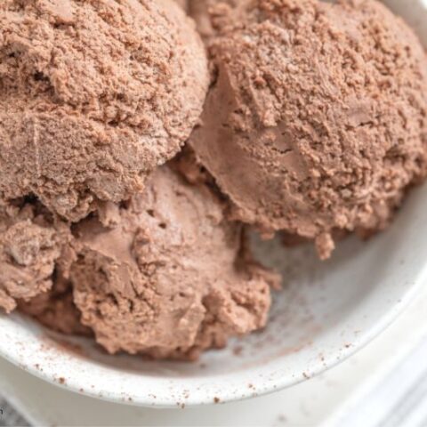 Keto No-Churn Chocolate Ice Cream