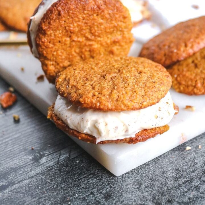 Keto Pumpkin Whoopie Pies