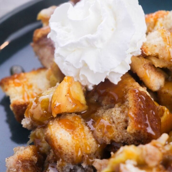 Caramel Apple Bread Pudding