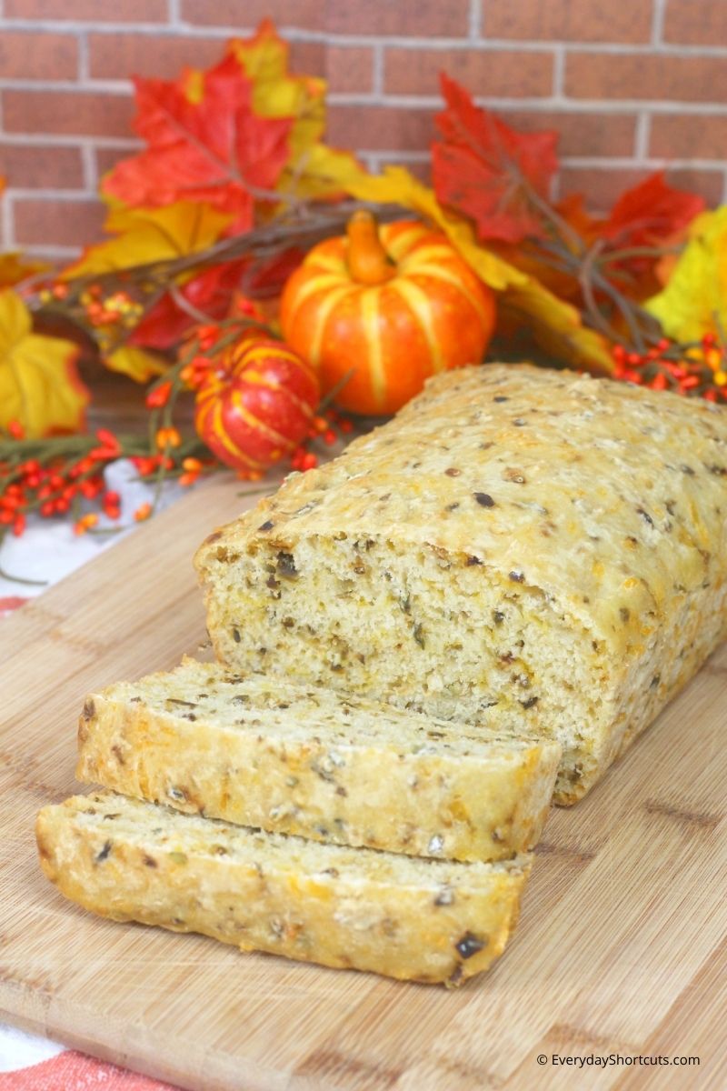 Hatch Green Chile Bread with Pumpkin Ale