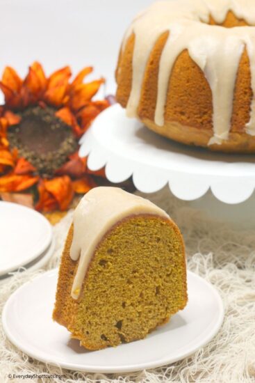 Spiced Chai Pumpkin Bundt Cake - Everyday Shortcuts