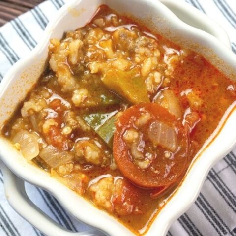 Instant Pot Stuffed Pepper Soup