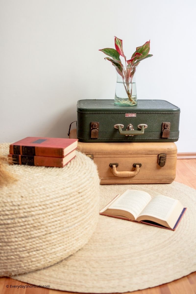 how to make a DIY Ottoman from a Recycled Tire