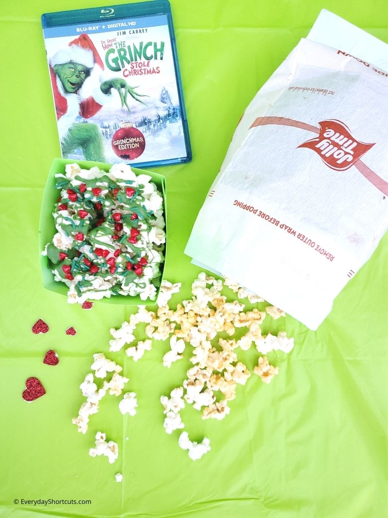 How to Make The Grinch Printable Popcorn Box