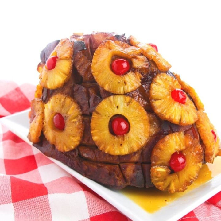 Baked Brown Sugar Pineapple Ham Everyday Shortcuts