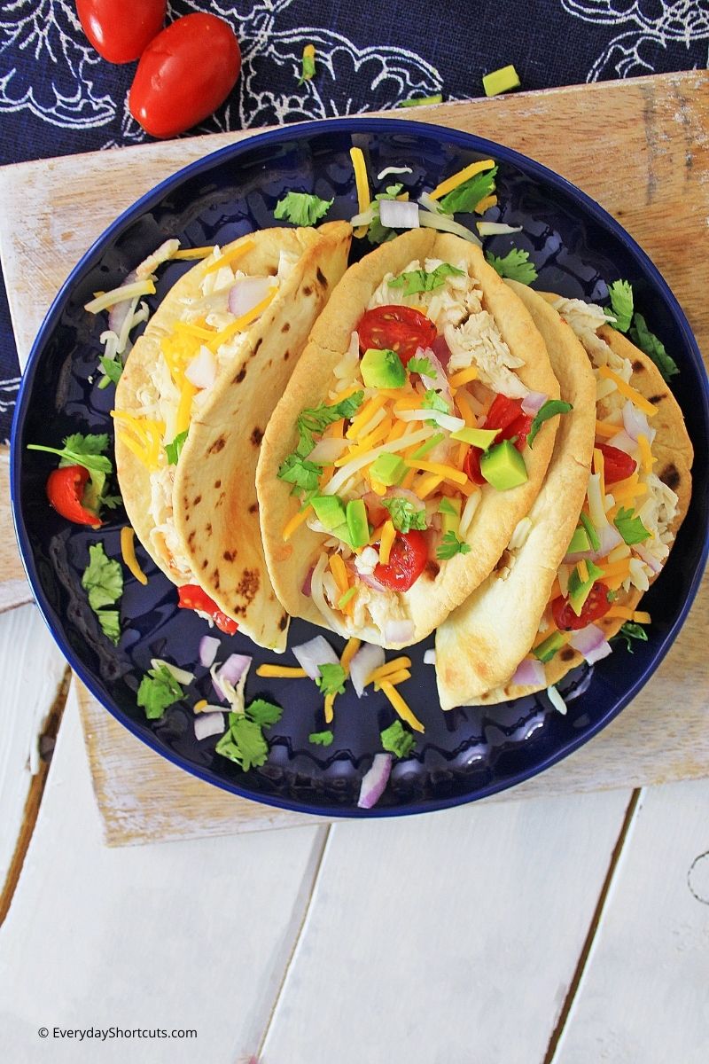 Sweet chili lime chicken tacos