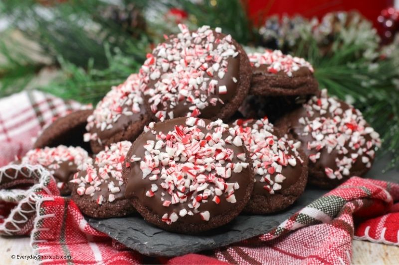 how to make Peppermint Mocha Cookies