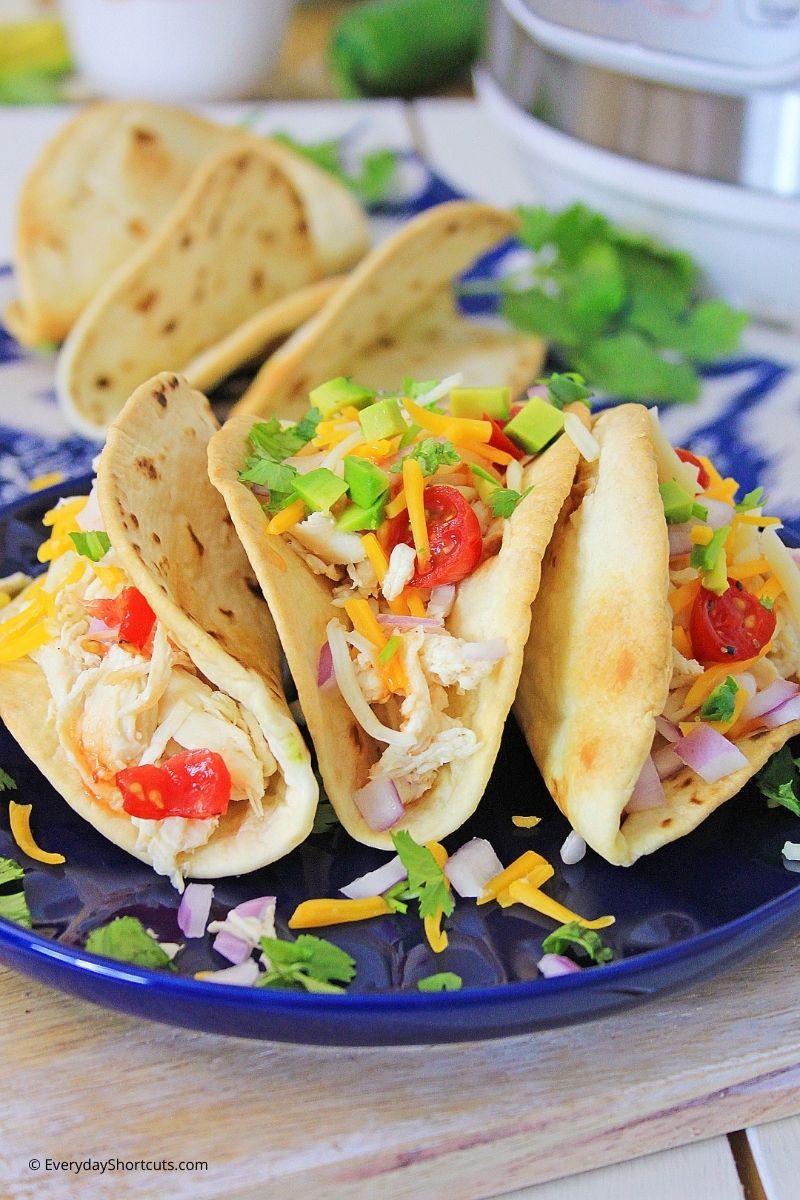 how to make Instant Pot Sweet Chili Lime Chicken Tacos