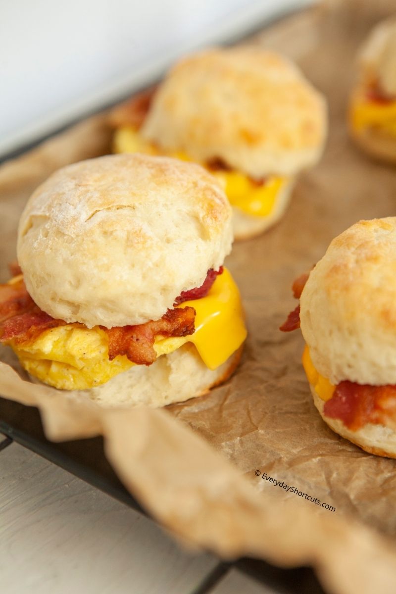 Weight Watchers Bacon Egg and Cheese Biscuits