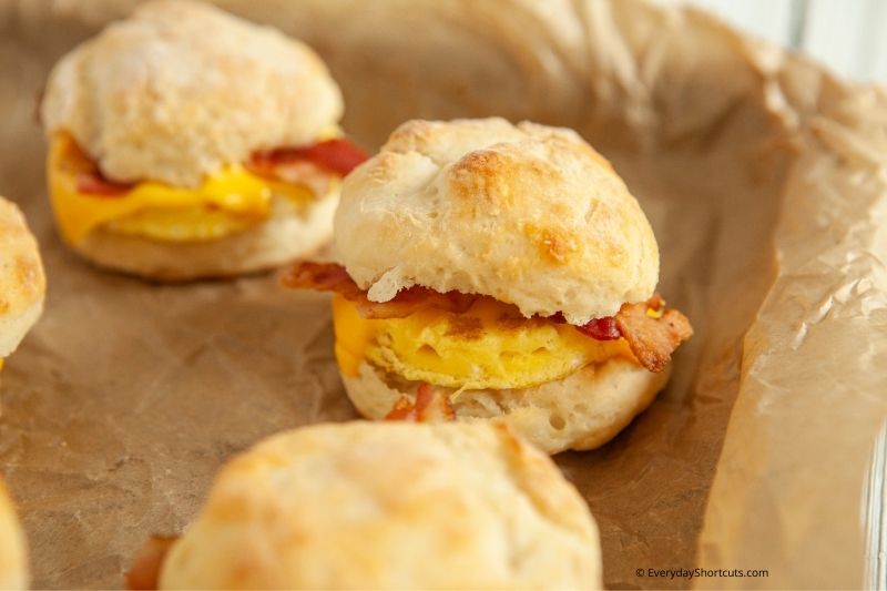 WW Bacon Egg and Cheese Biscuits