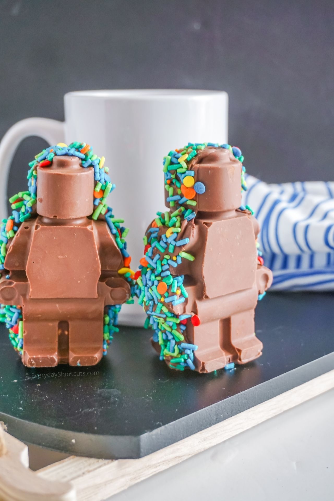 Lego Man Hot Chocolate Bombs