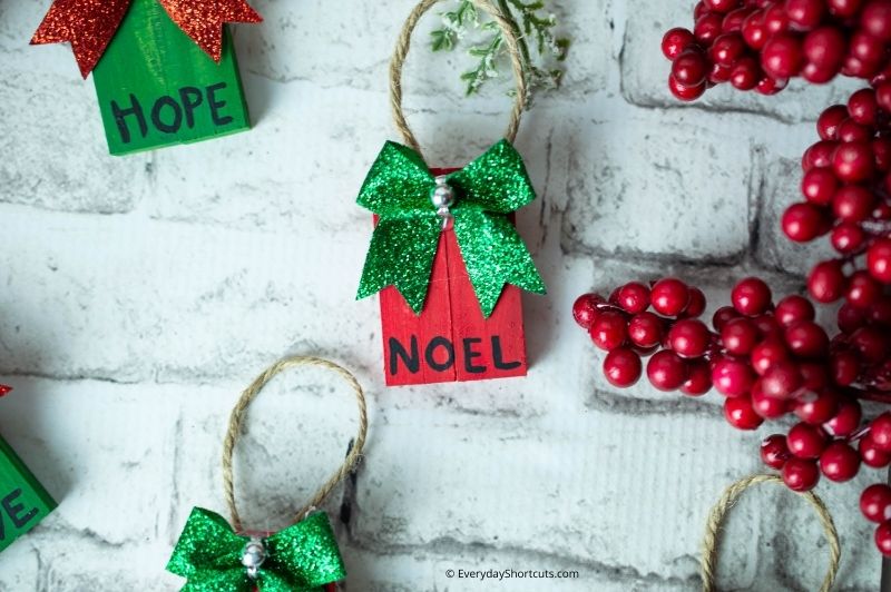 how to make dollar store christmas ornaments