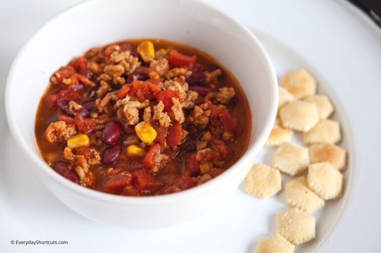 Weight Watchers Turkey Chili - Everyday Shortcuts