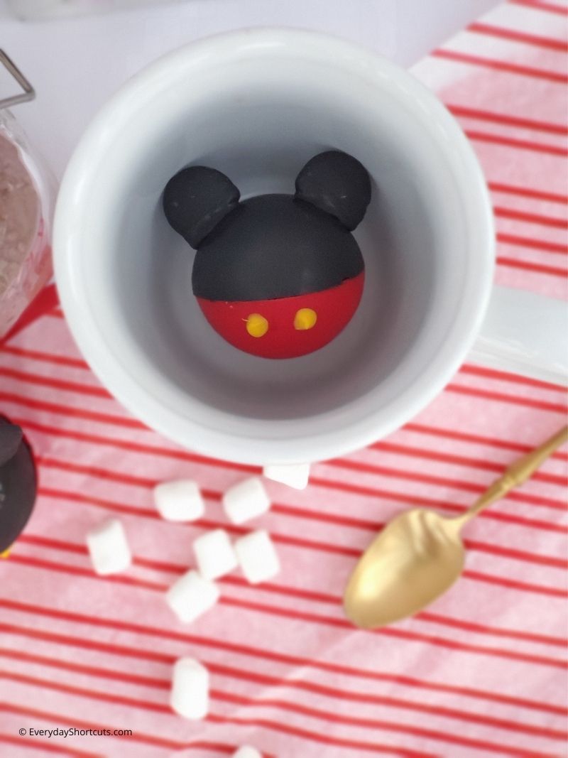 How to Make Mickey Mouse Hot Chocolate Bombs