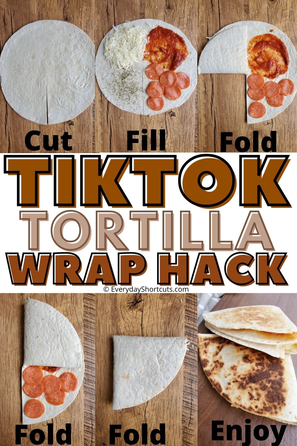TikTok Tortilla Wrap Hack
